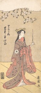 Der Schauspieler Iwai Hanshiro IV als Sakura Hime, die Kirschprinzessin, 1767