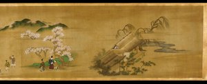 Landschaften der vier Jahreszeiten, Edo-Periode, 17. Jahrhundert von Tosa Mitsuoki