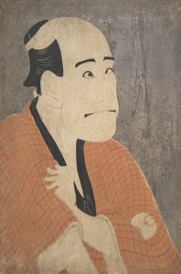 Arashi Ryuzo I als Ishibe Kinkichi im Stück Hana Ayame Bunroku Soga, 1794 von Toshusai Sharaku