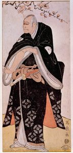 Darstellung des Schauspielers Arashi Toyozo um 1794. Japanischer Druck von Sharaku Toshusai. Paris, Guimet Museum, Nationalmuseum für Asiatische Kunst