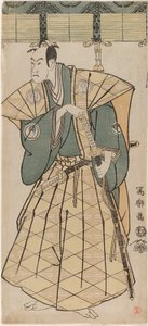 Der Schauspieler Bando Hikosaburo III als Godai Saburo Chikatada von Toshusai Sharaku