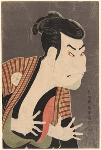 Der Schauspieler Otani Oniji III als Edobei
