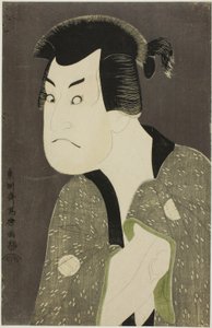 Der Schauspieler Sakata Hangoro III als Fujikawa Mizuemon