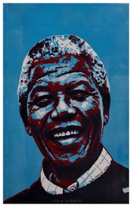 Fröhliches Pop-Art-Porträt von Tosin Oyeniyi