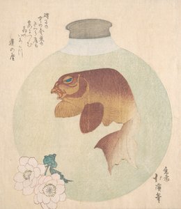 Goldfisch in einer Glasflasche, 19. Jahrhundert