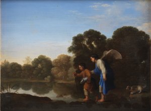 Der junge Tobiah und der Engel
