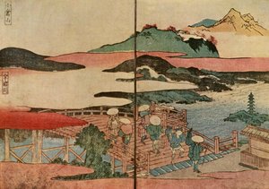 Berg Ogura und der Uji-Fluss, 1824, 1924