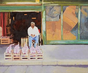 Knoblauchverkauf (San Juan, Argentinien), 2016