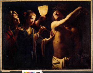 Der heilige Sebastian wird von der heiligen Irene geheilt. 1620-1630. Bordeaux, Museum der Schönen Künste