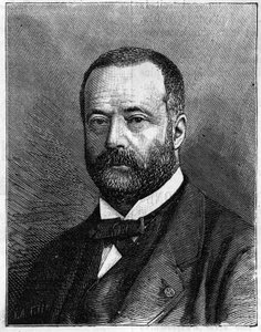 Porträt von Henri Sainte Claire (Sainte-Claire) Deville (1818-1881), französischer Chemiker. (Nach einem Foto von Herrn Truchelut). Stich in „La Nature: revue des sciences et de leurs applications aux arts et a l