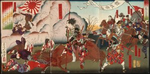 Der Tod von Offizier Murata von Tsukioka Yoshitoshi