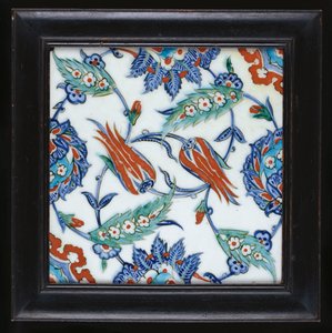 Eine Iznik-Keramikfliese, ca. 1580 von Turkish School