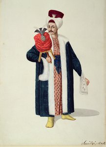 Sarik Basa, Meister des Turbans, osmanische Periode, drittes Viertel des 18. Jahrhunderts von Turkish School