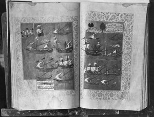 Das Suleymanname oder Leben von Suleyman, die Flotte des Sultans