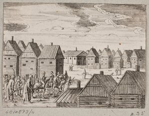 Einzug in eine russische Stadt