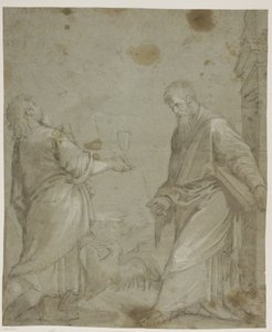 St. Johannes der Evangelist und Bartholomäus aus Jacopo Bassanos "Cassola-Altarbild"