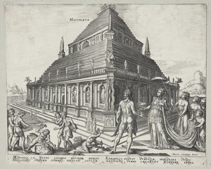 Die acht Wunder der Welt von Ubekendt efter Philips Galle efter Maarten van Heemskerck