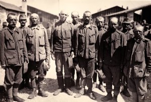 Österreichische Gefangene in Bagnaria Arsa, Udine, Italien, 04/1916