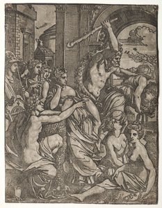 Herkules vertreibt den Neid aus dem Tempel der Musen, 1522-24
