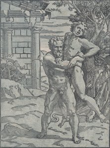 Herkules und Antäus