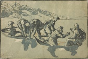 Der wunderbare Fischfang von Ugo da Carpi