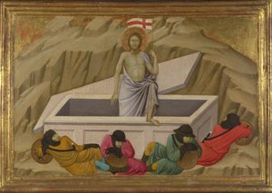 Die Auferstehung aus der Basilika Santa Croce, Florenz, um 1324-1325