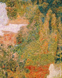 Lebendige Pinselstrichlandschaft von Uma Gokhale