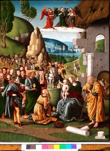 Anbetung der Könige von Umbrian School