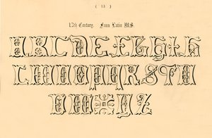 13. Jahrhundert. Aus lateinischem Manuskript, 1862