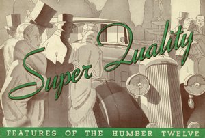 1934 Humber Twelve Verkaufsbroschüre von Unbekannt