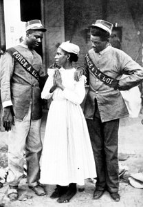 Haitianische Polizei vor der amerikanischen Besetzung 1917