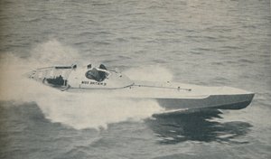 1936 schnellstes einmotoriges Boot der Welt Miss Britain III, 1936