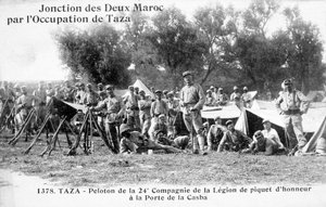 24. Kompanie der französischen Fremdenlegion, Taza, Marokko, 1904