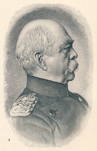 Otto von Bismarck in vier Phasen seiner Karriere, 1907 von Unbekannt