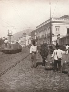 Straßenszene in Botafogo, Rio, 1914