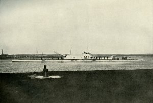 Ein britisches Super-U-Boot, ca. 1914-1918, 1919