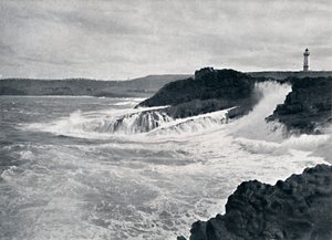 Ein reizvoller Blick auf die malerische Küstenlandschaft von N.S.W., ca. 1900