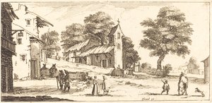 Eine Kirche, um oder nach 1635 von Unbekannt