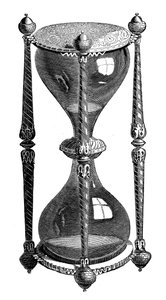 Eine französische Sanduhr, 16. Jahrhundert