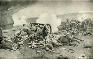 Eine heldenhafte Tat der Royal Horse Artillery bei Compiègne, 1919