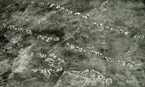 Ein Infanterieangriff über Niemandsland, 1919