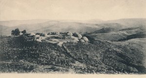 Ein Kafir-Kraal - Zululand, frühes 20. Jahrhundert