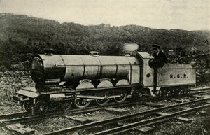 Eine Lokomotive der Ravenglass and Eskdale Railway, ca. 1930 von Unbekannt