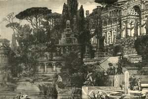 Eine römische Villa, 1890 von Unbekannt