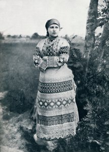 Ein russischer Bauer in Tracht, 1912 von Unbekannt