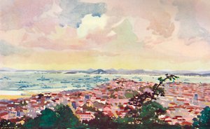 Ein Blick auf Rio und die Bucht, 1914