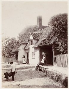 Ein Dorfstraße