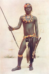 Ein Zulu-Krieger, 1912