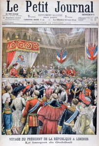 Ein Bankett für den französischen Präsidenten, Guildhall, London, 1903