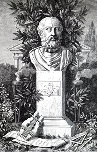 Eine Büste von Platon